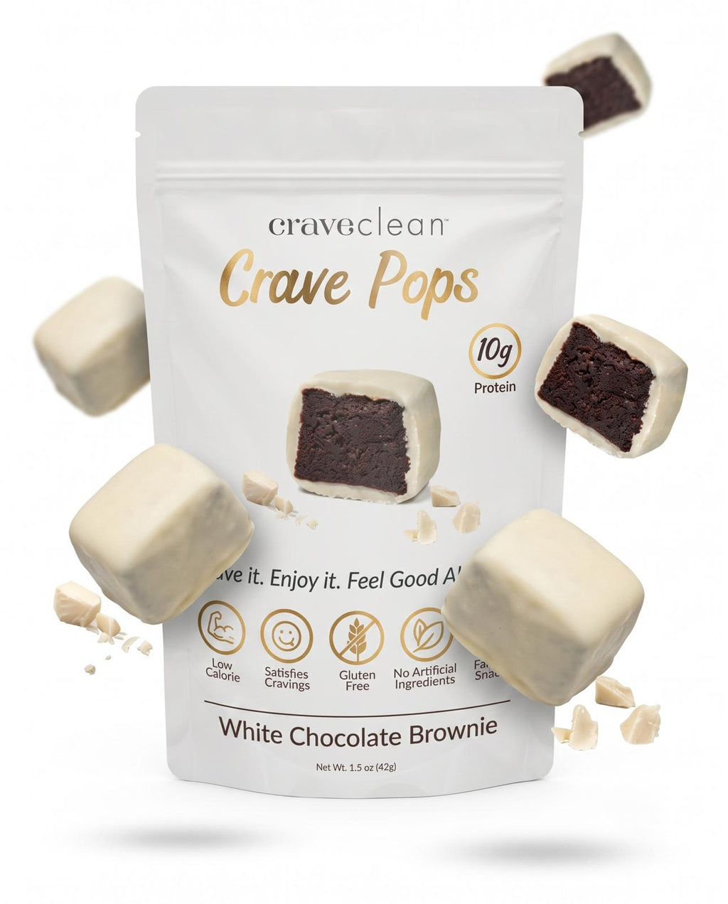 Protein Crave Pops | 5 Pop Bag | 8 Bags per Box- Wholesale