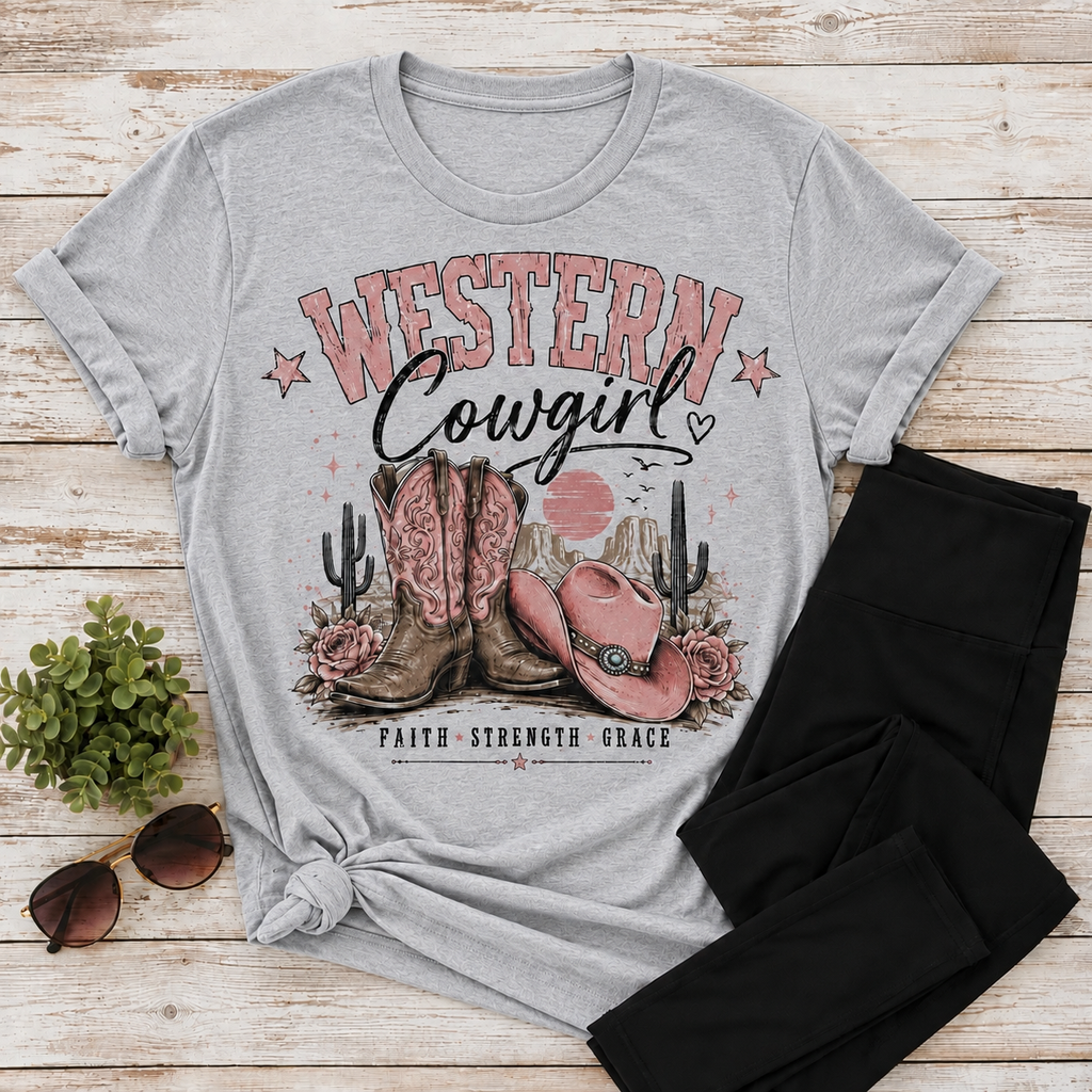 Western Cowgirl Graphic Apparel