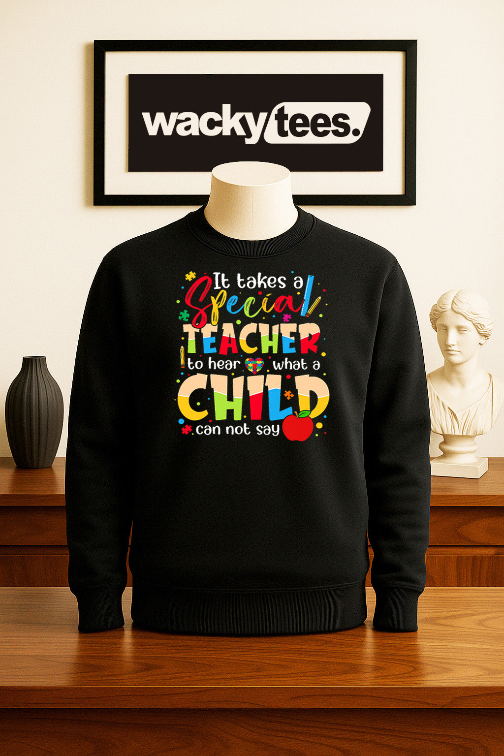 It Takes a Special Teacher to hear what a child cannot say Graphic Tee Shirt
