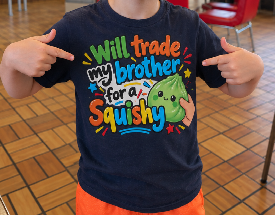 Will Trade My Brother For A Squishy Kid's Shirt