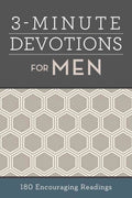 3-Minute Devotions for Men: 180 Encouraging Readings