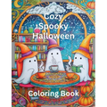Cozy Spooky Halloween Coloring Book - Paperback