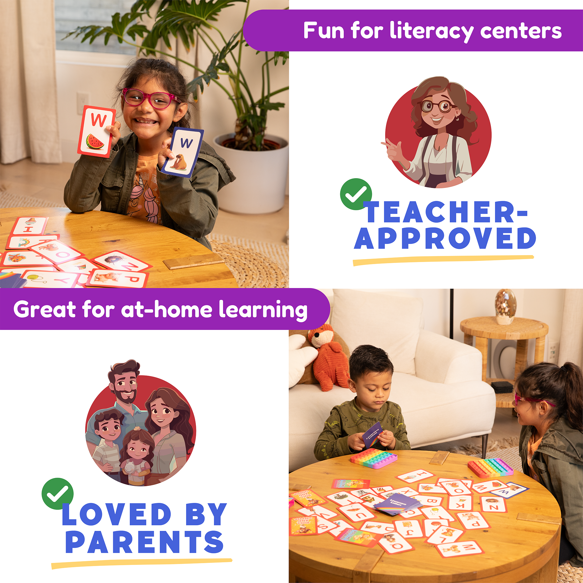 ABC: Learn Uppercase & Lowercase Letters Card Pack - CHOOSE Act