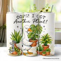 Oops I Got Another Plant Goose 20oz Personalized Tumbler With Lid and Stainless Steel Straw, Funny Botanist Life Gift Cup