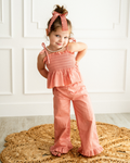 Maisie Smocked Two-Piece Set - Pressed Peony
