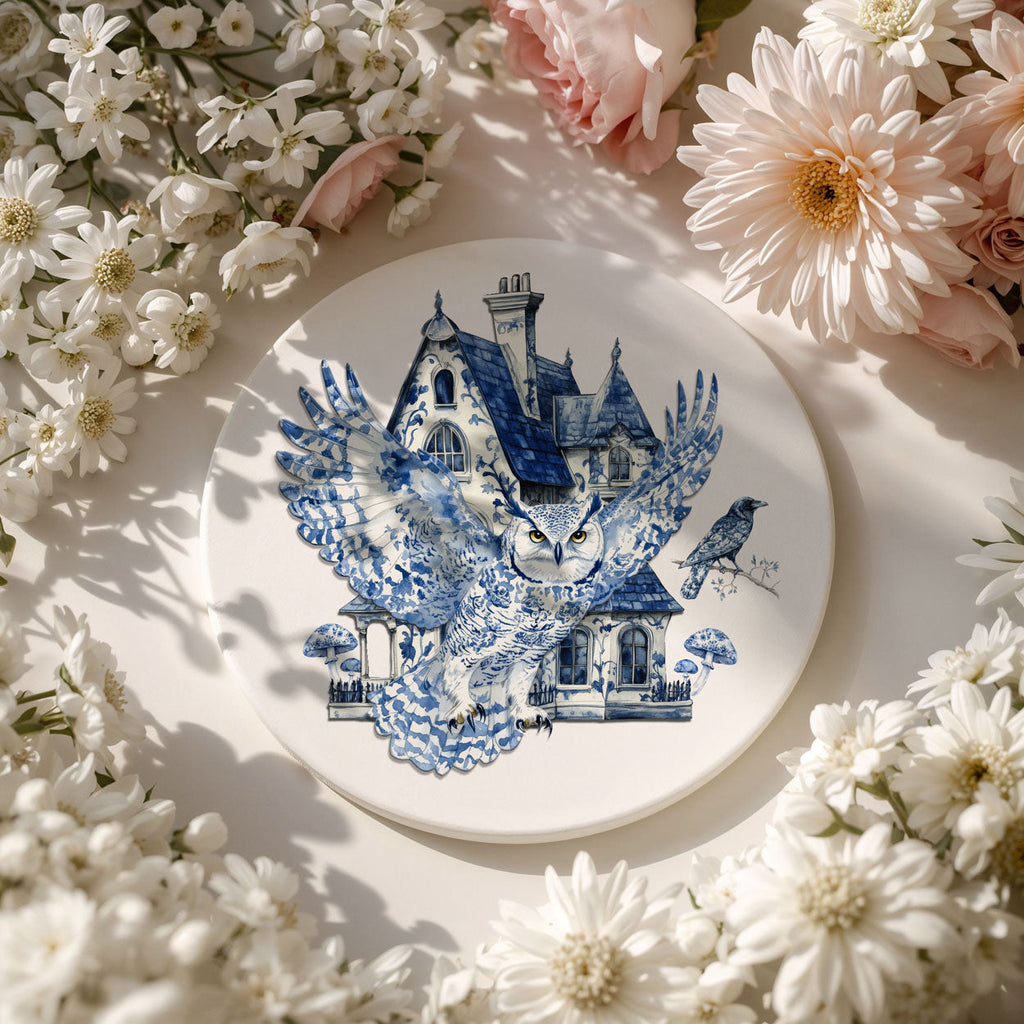 Chinoiserie Halloween Coasters