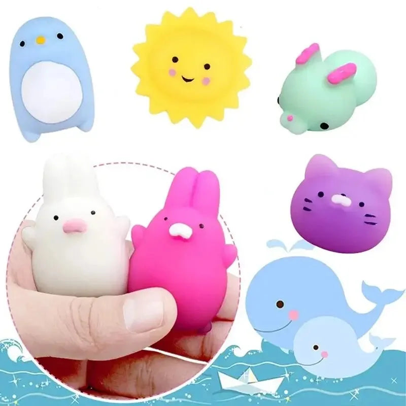 Mini Animal Squishy Toy Set – 20PCS Stress Relief Squeeze Toys