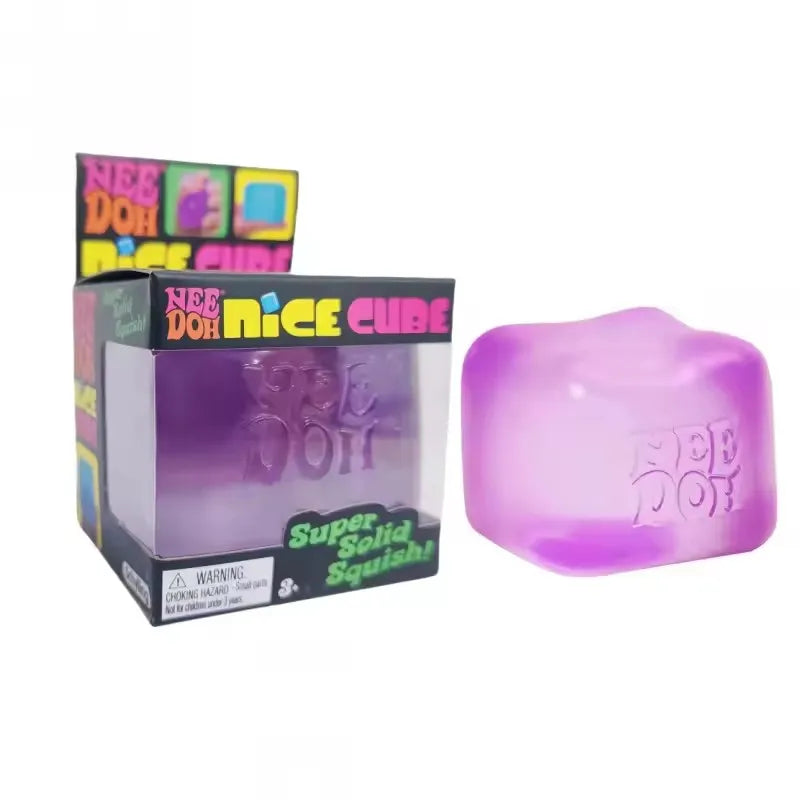 Trending Nee Doh Jellyfish & Cube Squish Toy, Squeeze Stress Relief Fidget, Sensory NeeDoh for Kids & Adults