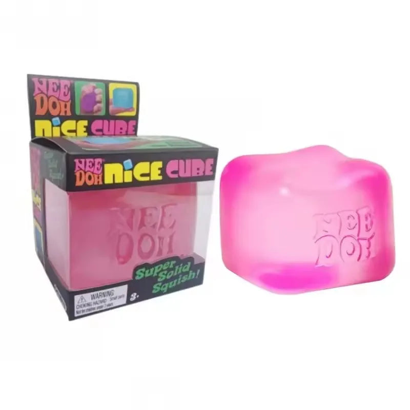 Trending Nee Doh Jellyfish & Cube Squish Toy, Squeeze Stress Relief Fidget, Sensory NeeDoh for Kids & Adults