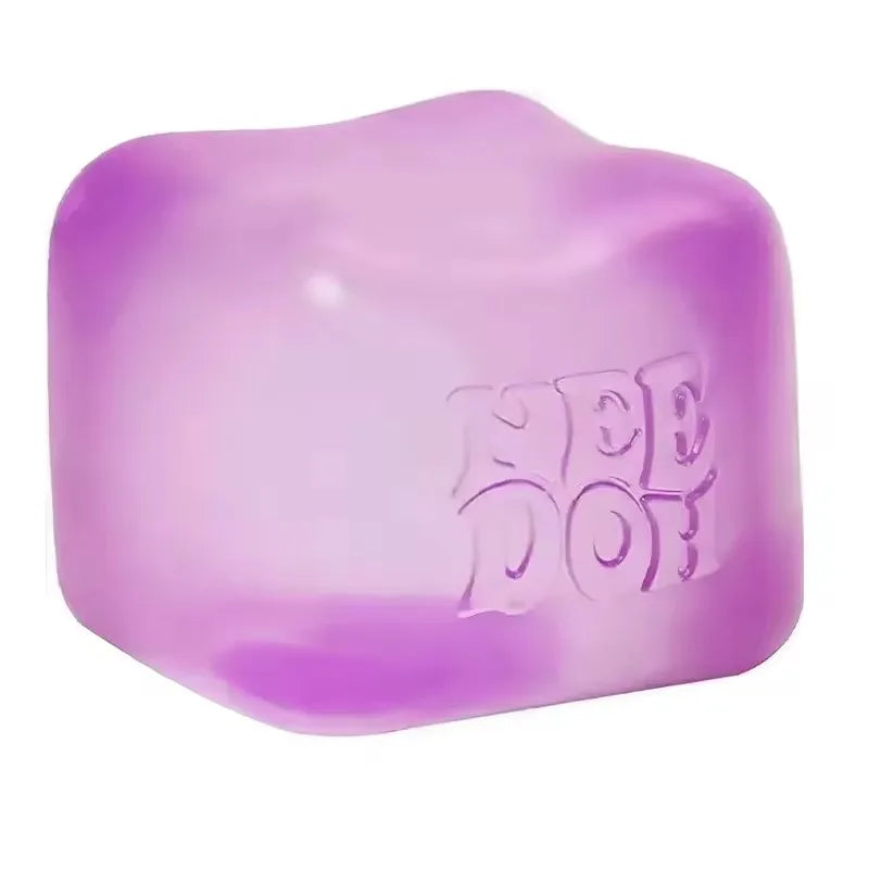 Trending Nee Doh Jellyfish & Cube Squish Toy, Squeeze Stress Relief Fidget, Sensory NeeDoh for Kids & Adults