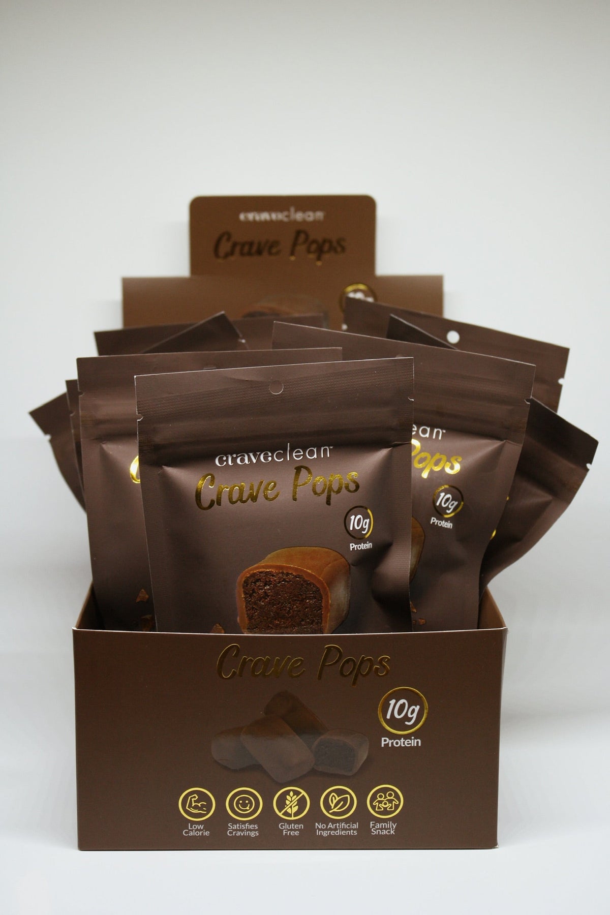 Protein Crave Pops | 5 Pop Bag | 8 Bags per Box- Wholesale