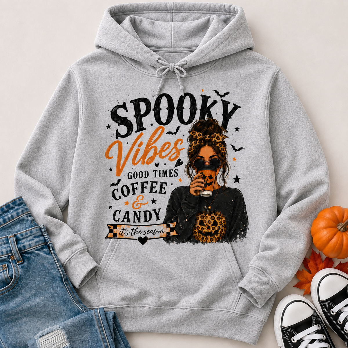 Spooky Vibes Mom Graphic Apparel
