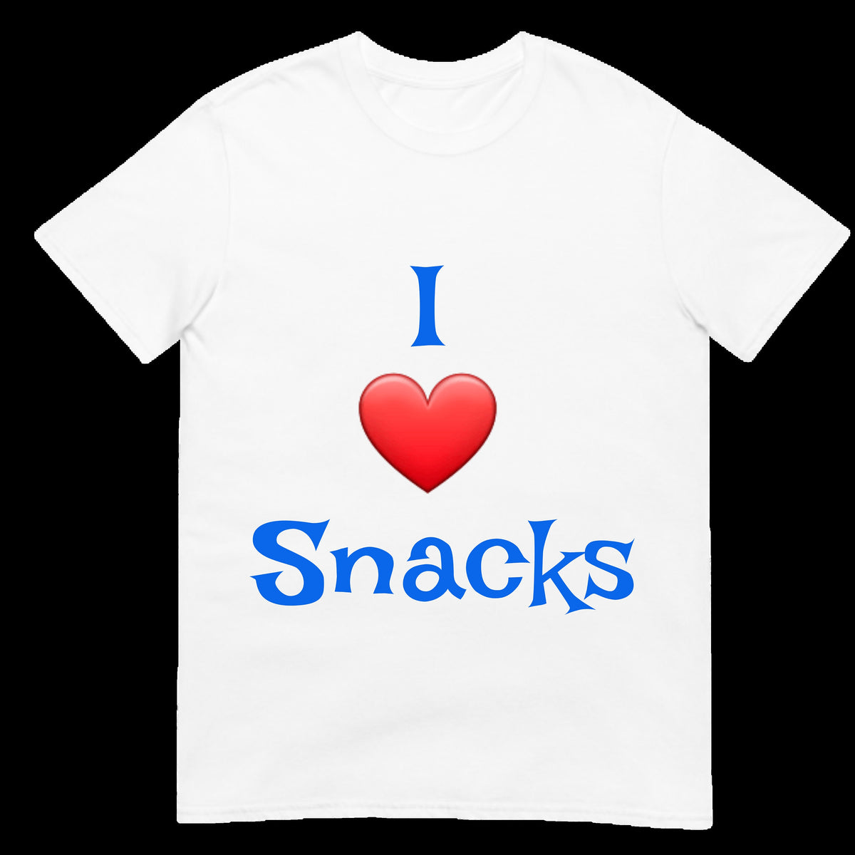 I Love Snacks Chips Fruit Funny Shirt Adorable Cute Chubby Baby Toddler Boy Girl Infant Child Kids T-shirt Heavy Cotton Tee