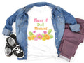 Never A Dull Moment Cactus Flower Graphic Cacti Ladies Adult Shirt Women Funny T-Shirt Gift Jersey Short Sleeve Tee
