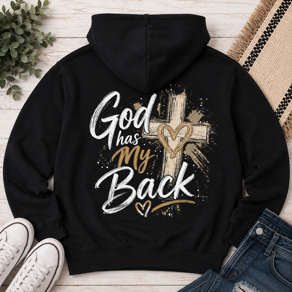 God has my back Graphic Apparel