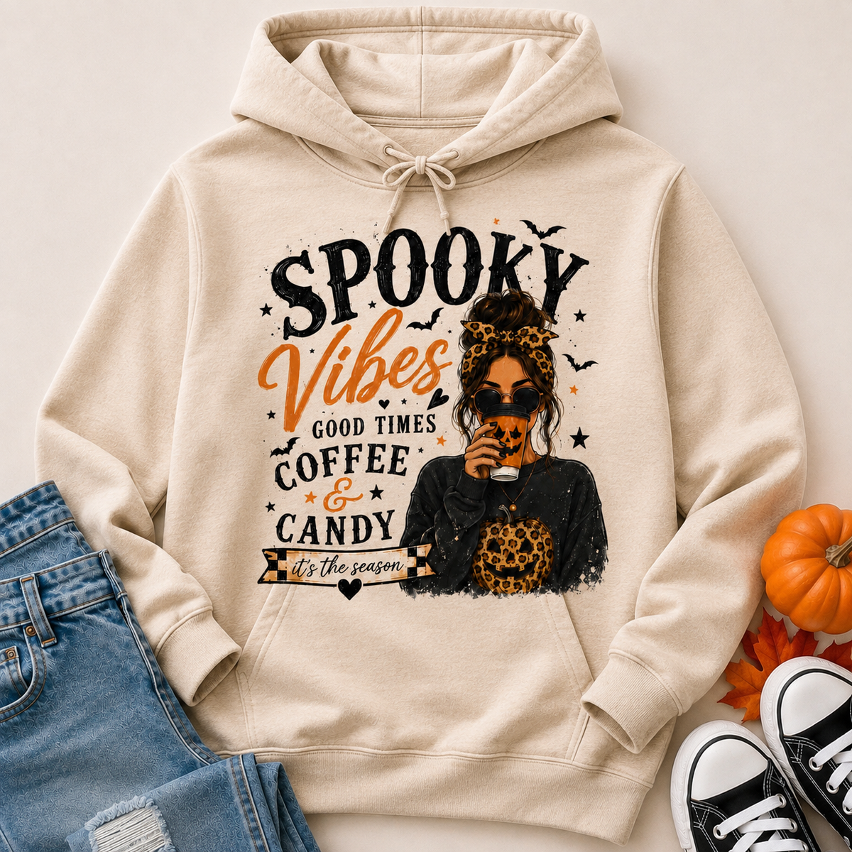 Spooky Vibes Mom Graphic Apparel