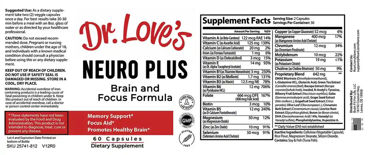 Dr. Love's Neuro Plus