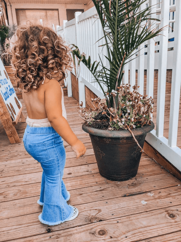 Sophie Denim Bell Bottoms - Light Wash