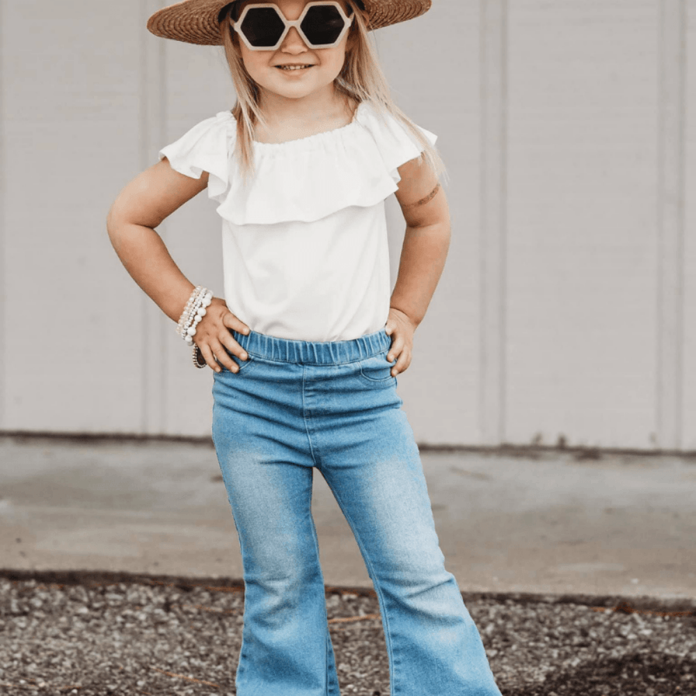 Sophie Denim Bell Bottoms - Light Wash